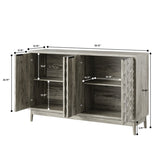 Modern Style Buffet Cabinet,Sideboard Buffet Cabinet With Storage,Storage Cabinet with 4 W1706P235653