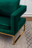 Lenola Contemporary Upholstered Accent Arm Chair, Green T2574P164510