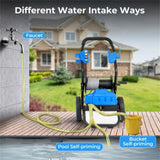 2300 PSI 1.8 GPM electric high-pressure cleaning machine with wheels 92414295