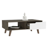 ZNTS Oslo Coffee Table 2.0, One Drawer, Four Legs B070P188811