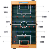 ZNTS 54-Inch Hurricane Foosball Table for Family Game Rooms with Light Cherry Finish, Analog Scoring and W465P164161