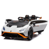 ZNTS Lamborghini Huracan Sto 24V Kids Electric Ride-On Drift Car: Speeds 1.86-5.59 MPH, Ages 3-8, Foam W1396P155007