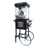 ZNTS Popcorn Machine with Cart – 6oz Popper with Stainless-steel Kettle, Heated Warming Deck, and Old 31086796