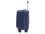 14"/20" 2 pcs/set in ABS Spinner Wheel Luggage, with Combination Lock and Front Opening Design, 14" 07544995