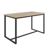 Five-piece set table and chair with backrest, industrial style, solid structure W57868874