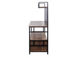 Kitchen Bakers Rack with Door, Microwave Oven Stand, Utility Storage Shelf, Durable Kitchen W331P283643