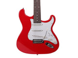Rosewood Fingerboard Electric Guitar with Shoulder Strap / Guitar Bag / Picks / Cord / Hex Wrench Re 98676685