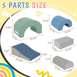 5-Piece Kids Climbing Toys for Toddlers, Foam Climbing Blocks for Babies, Kids Crawling and Climbing N710P170358M