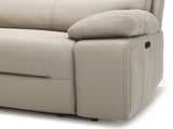 Malibu 79" Modern Power Motion 3-Piece Reclining Loveseat Sofa with Cup Holders, Cream Taupe Beige B2719P269268