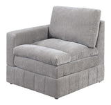 1pc LAF/RAF One Arm Chair Modular Chair Sectional Sofa Living Room Furniture Granite Morgan Fabric B011126789