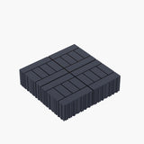 H Style 12" Patio Deck Tiles, DIY Module Interlocking Decking Tiles Floor Tile,Easy and Quick W206P195971