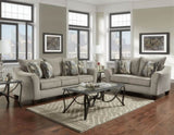 Camero Platinum Fabric Pillowback Sofa T2574P195797