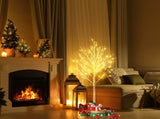 4FT Snowflake Christmas Tree with 48 LED Lamp 30214895