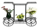 Paint Car Shape 6 Plant Stand Black 63180660