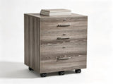 () 3-Drawer P2 Particleboard Melamine-Faced Wooden Filing Cabinet 32007989