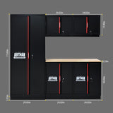 Steel Filing Cabinet With Compartments For Office Use, Storage, File Storage, Archives, And High and W1102P265953