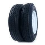 2x TL P811 Tires & Rims 530-12 4 Ply 5 lugs on 4.5" Center 4" Front, Rear tires 22760380