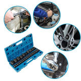 Impact Socket Set 1/2 Inches 26 Piece Impact Sockets, Shallow Socket, 6-Point Sockets, Rugged W3280P326653