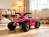 Pink 6V Kids Motorized Quad 4-Wheeler ATV Ride On Car with Forward/Reverse Switch for 18-36 Months 94420580