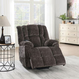 Brown Power Lift Recliner with Heating and Massage B062P215449