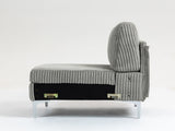 Modular Sectional Sofa Armless Seat Module, Corduroy Sectional Couch, Single Couch Modular Armless W3098P256997