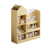 Wood Kids Wooden Bookshelf Toy Storage Organizer with Bookcase, Kid's Bin Storage Unit with 6 W2876P233553
