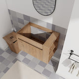 30 Inch Bathroom Vanity With Open Shelf, KD-PACKING W99956039