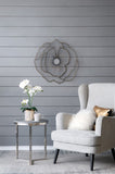 Set of 3 Metal Flowers Wall Decor, Transitional Wall Floral Sculpture for Foyer Porch Hallway W2078130330