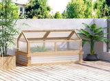 48" x 24" x 32" Wooden Greenhouse Planter 32350508