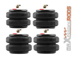 4x Air Suspension Spring Bags 2500lb For Heavy Duty 1/2