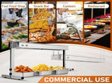 HT-24H US Standard 110V 750W Food Warmer Silver Stainless Steel Dual-Mode 52895610