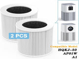 2Pack Air Purifier A1 Replacement Filter H13 True HEPA Air Cleaner Filter 10330291