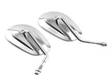 Aluminum Chrome Mirrors fit for Harley Davidson Iron 883 XL883N 2009-2016 8mm 64497924