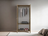 Soham Closet System Slim, Bedroom, Macadamia B092P360641