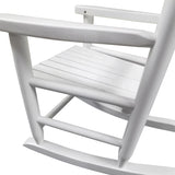 ZNTS Children's rocking white chair- Indoor or Outdoor -Suitable for kids-Durable 42338091