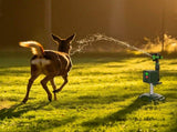 Yard Motion Activated Sprinkler Deterrent, Solar & USB Charging, Wide Coverage PIR Sensor, IP65 06231928