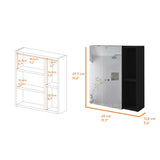 Lincoln Mirrored Medicine Cabinet, Five Interior Shelves B128P322311