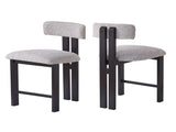 26.5'' Stylish Round Stools with Low Back - Comfortable Upholstered Seat & Black Metal Frame for N780P236628G