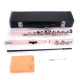 Cupronickel C 16 Closed Holes Concert Band Flute Pink 08632614