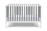 Deux Remi 3-in-1 Convertible Island Crib White/Gray B02263769