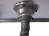 Silver Free Standing Stainless Steel Commercial Sink Utility Sink 23.6 for Restaurant, 66127683