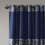 Jacquard Curtain Panel Pair B03598174