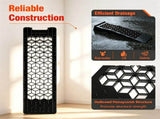 2-Piece Low Profile Car Ramp Set, 8&deg Low Entry Lift Ramps with 2.5" Lift Height, 22000 Lbs GVW 08243673