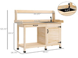 Garden Work BenchOpen Shelf Storage 89223504