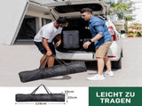 3 x 3m Two Doors & Two Windows Practical Waterproof Right-Angle Folding Tent White 31516518