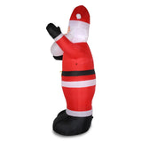 ZNTS 8ft with 4 String Lights Inflatable Garden Santa Claus Decoration 17564043