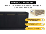 60 Inch Freestanding Bathroom Vanity -BVB09260BCT W999P182015