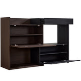 32.5''-58.8'' Extendable & Rotating Shoe Cabinet with 1 Drawer, 90-Degree Corner Cabinet, N845P261744D