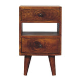 Artisan Furniture Solid Wood Mini Classic Multi Chestnut nightstand B182P280792