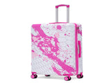 28 Inch PC Spinner Wheel Luggage, Carry on Suitcase, With Printed pattern and Combination Lock W2787P487191